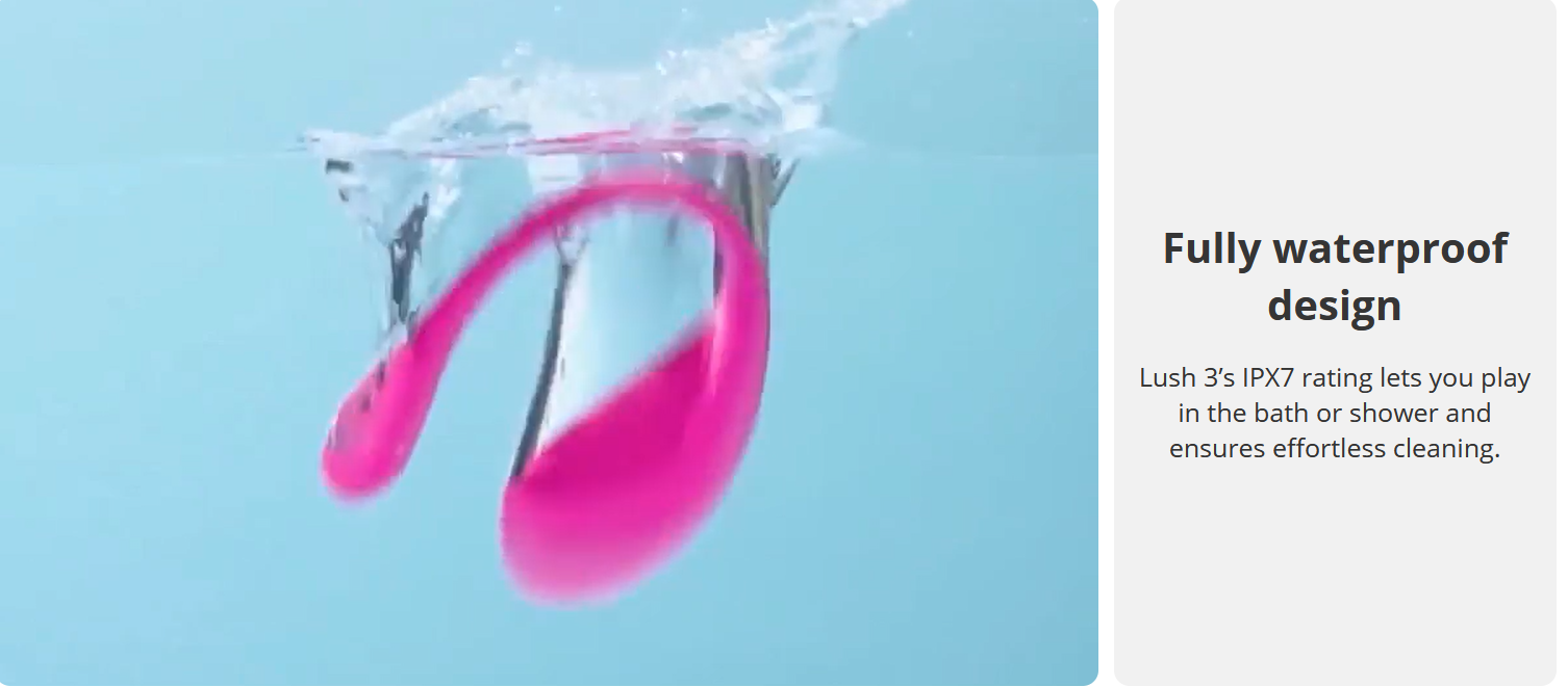 Lovense Lush 3 Trứng Bluetooth Rung Mạnh Ôm Sát