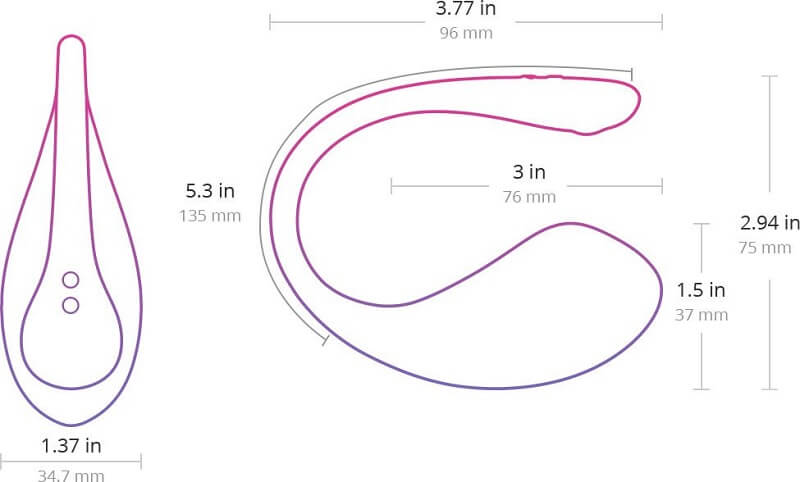 Lovense Lush 3 Trứng Bluetooth Rung Mạnh Ôm Sát