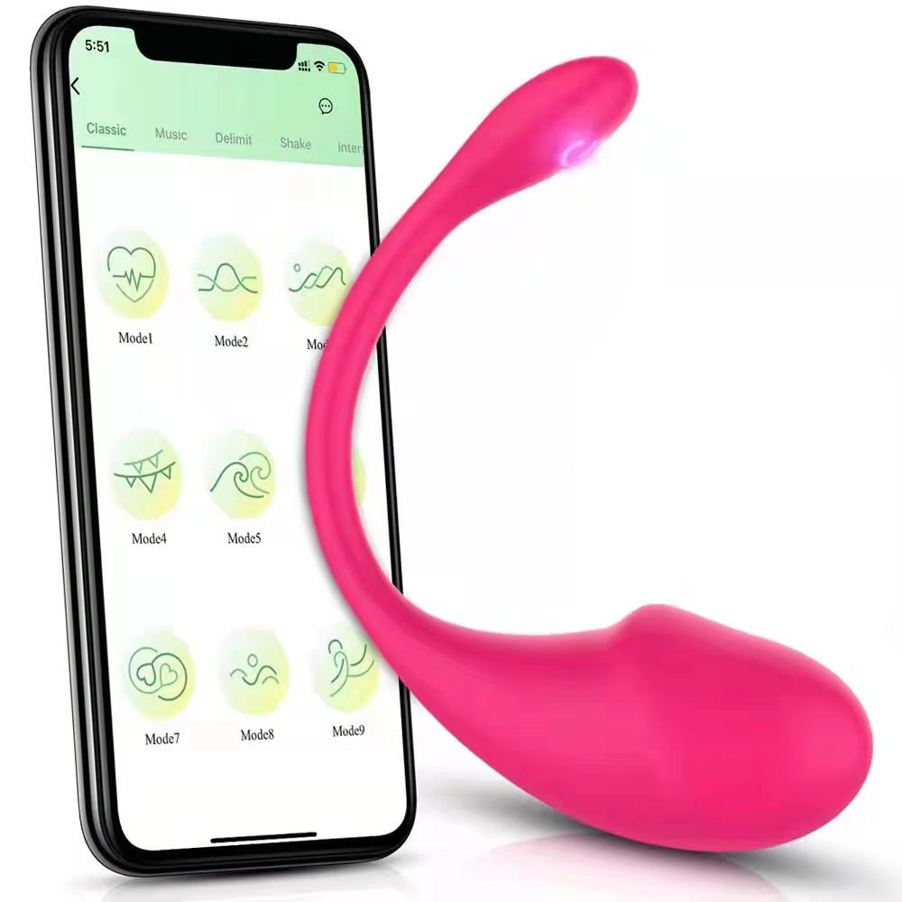 Little Shark trứng rung APP mạnh nhất điều khiển ngón tay