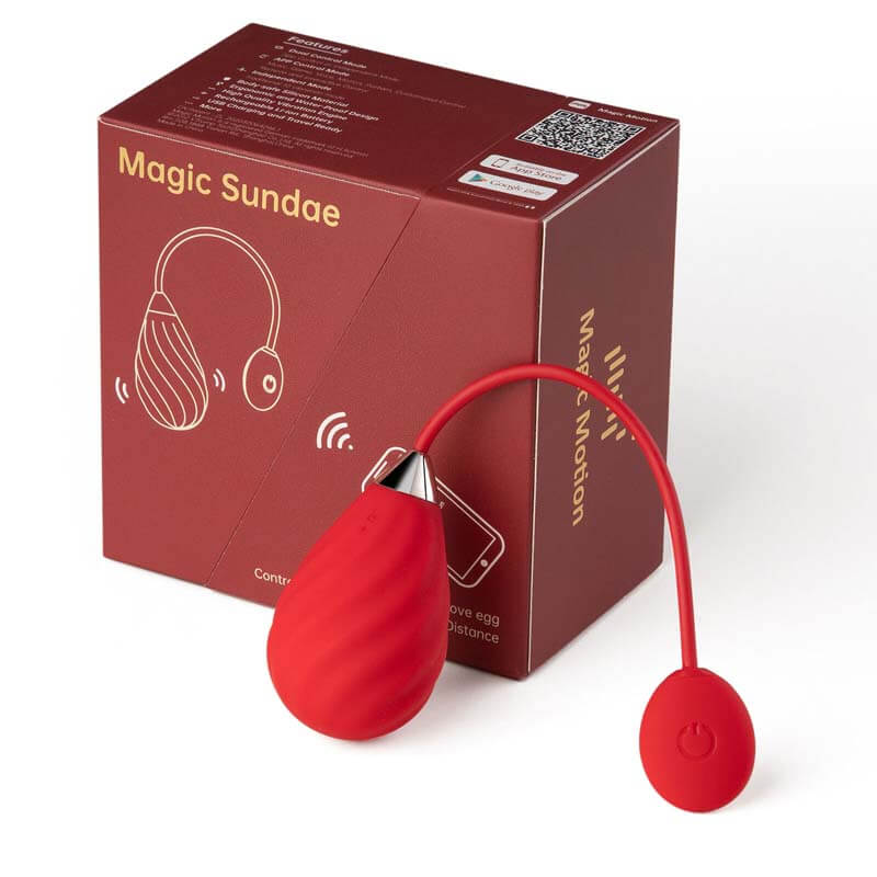Magic Motion Sundae Trứng Rung App Cặp Xa Hot