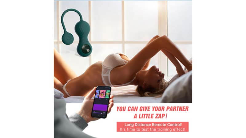 Magic Motion Crystal DUO Kegel App Tạ Rung Tăng Co Bóp