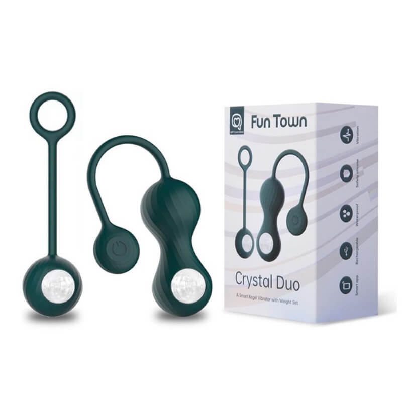 Magic Motion Crystal DUO kegel vibrator app tạ tăng co bóp