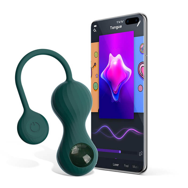 Magic Motion Crystal DUO kegel vibrator app tạ tăng co bóp