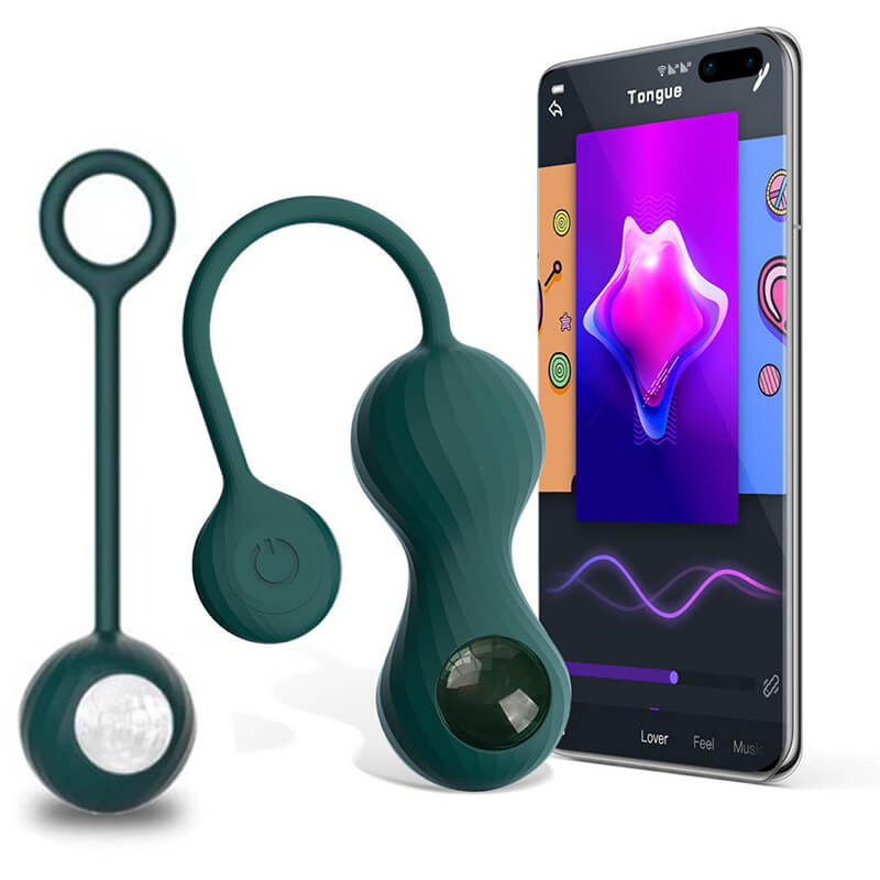 Magic Motion Crystal DUO kegel vibrator app tạ tăng co bóp