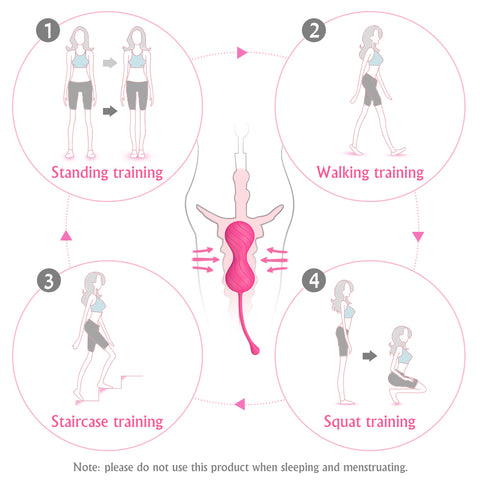 Tina Bi Kegel Sihande Thông Minh Tập Âm Siết Chặt Vùng Kín