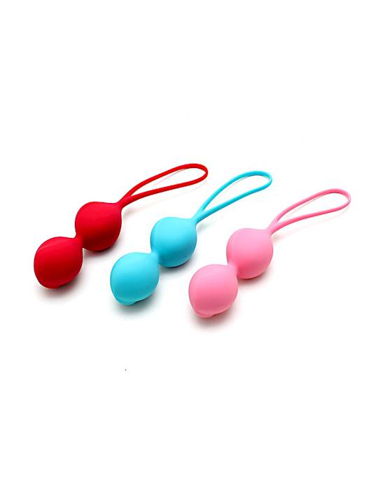 Satisfyer V Balls Ben Wa 3 Miếng Tập Kegel Siết Chặt Dễ Dùng