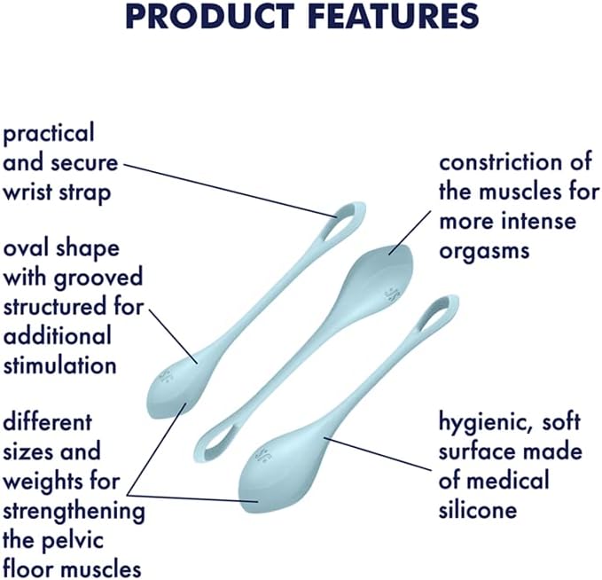 Satisfyer Yoni Power 2 Bi Kegel Tập Siết Chặt