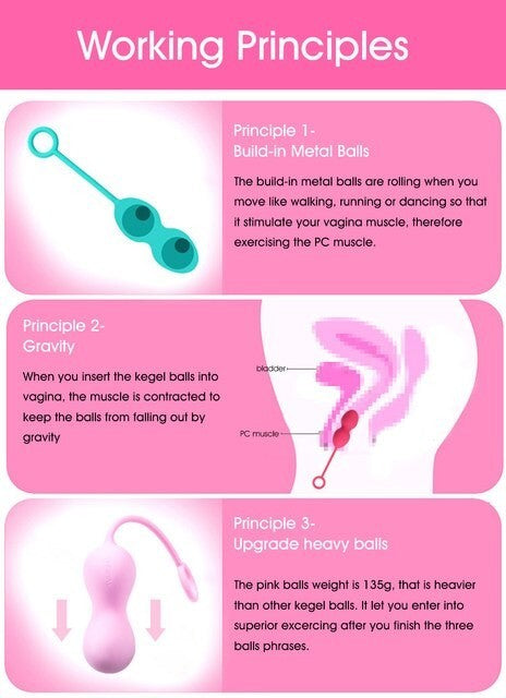 SVAKOM Nova Kegel Ball 4pcs Tập Âm Đạo Chặt Chẽ Hiệu Quả