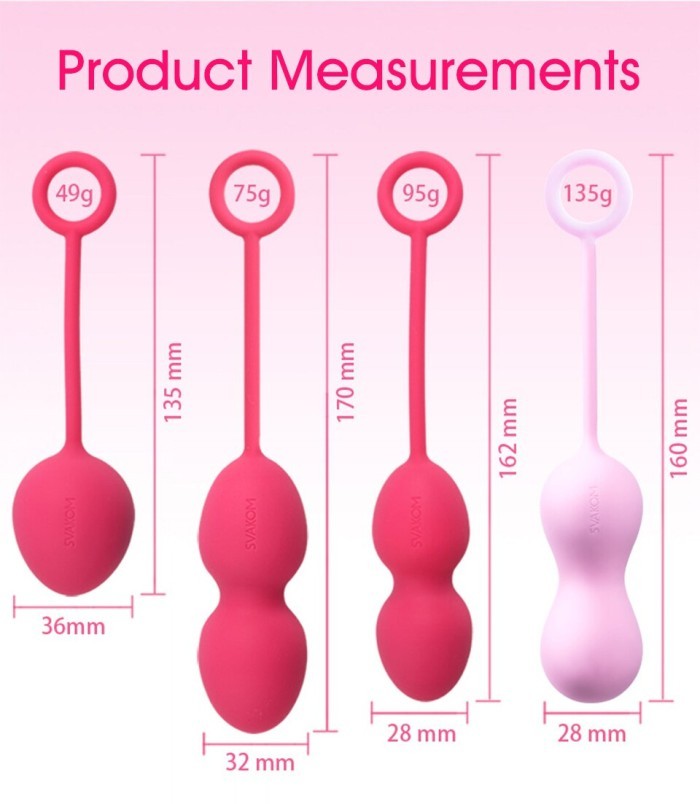 SVAKOM Nova Plus Kegel Ball 4pcs Tập Âm Đạo Siêu Chặt