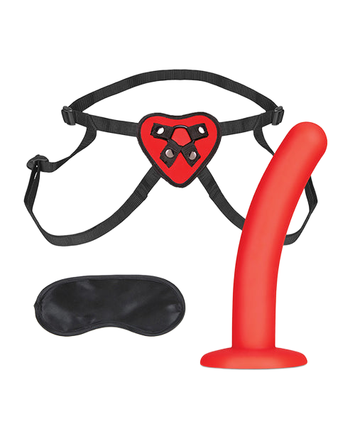  Bỏ sỉ Dây Đeo Strap-On Tim Đỏ Lux Fetish - Niềm Vui Nồng Cháy  nhập khẩu 