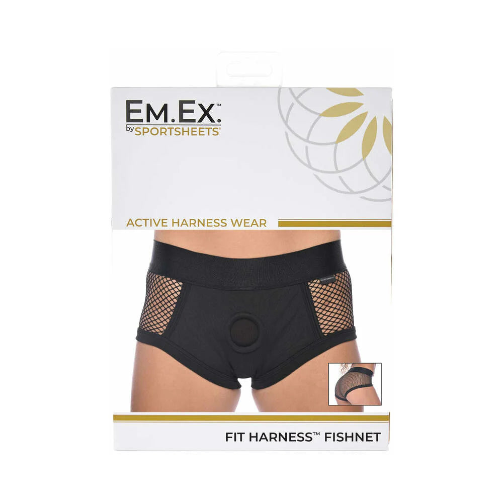 Sportsheets Em.Ex Fishnet Harness Đai Đeo Thoải Mái 