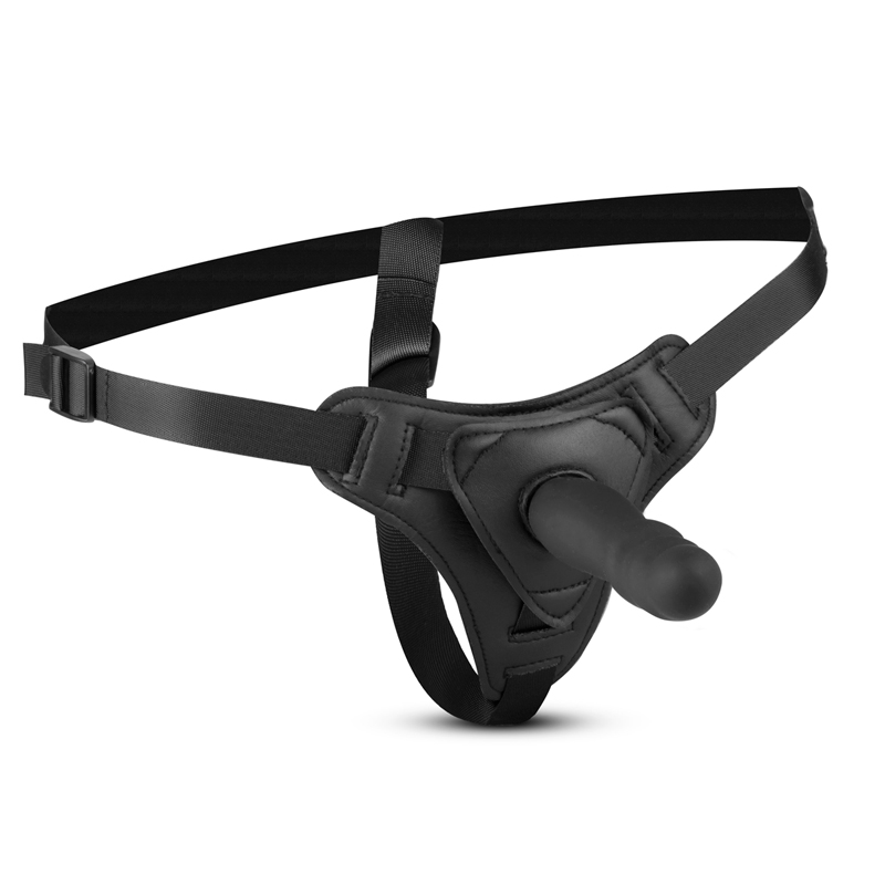 Easytoys Strap On Đen 13cm Silicone Mềm Mịn 