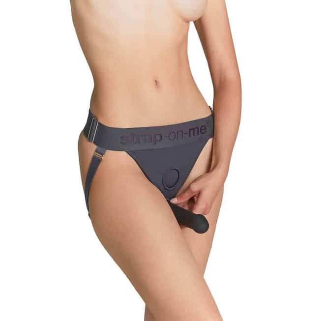 Strap-on-me Harness Lingerie Xám Đa Kích Cỡ Gợi Cảm 