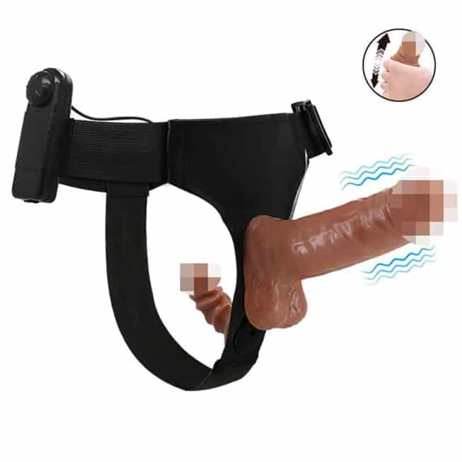 Strapon Baile Ultra Rung Gợi Cảm Vaginal Thân Màu 