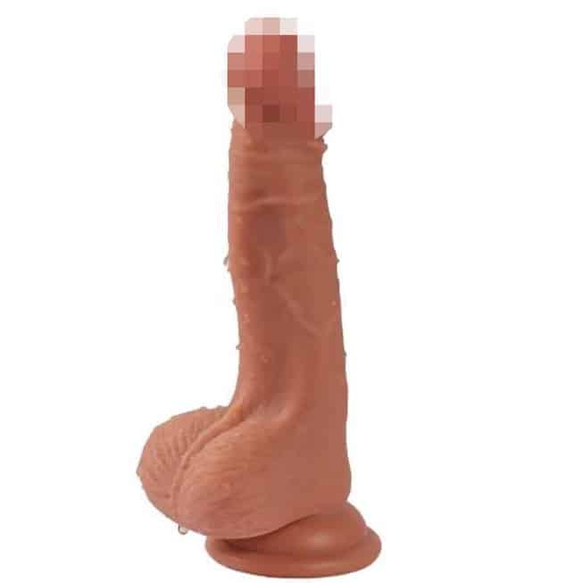 Dildo Strap On Real Dual Layer 19cm Thực Tế 