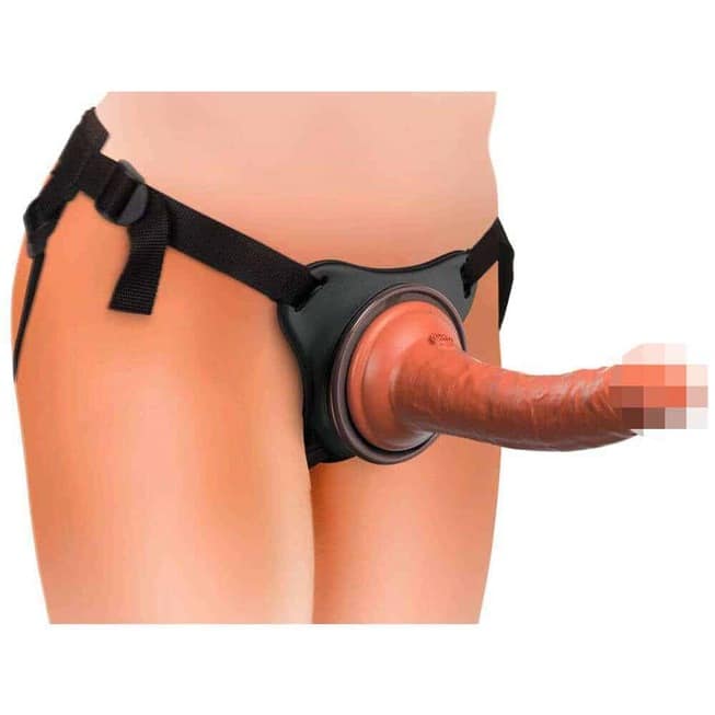 Pipedream King Cock Strapon Trùm Đen Silicone Thoải Mái 