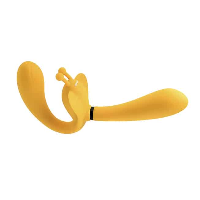 Strap-on Monarch Vàng 23cm Rung Tháo Lắp Dễ 
