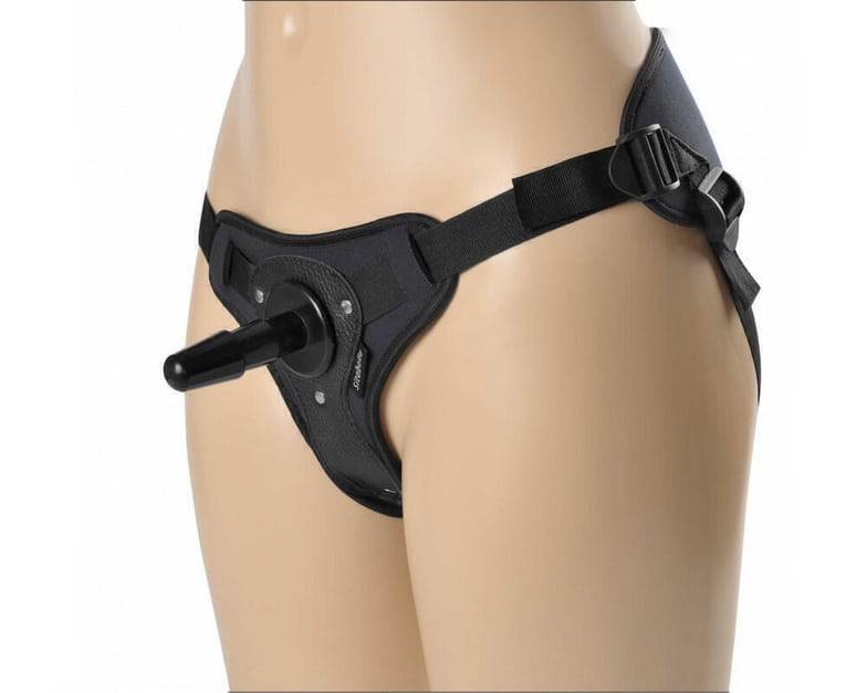 Sitabella Dual Peak Quần Strapon Neoprene Đen 