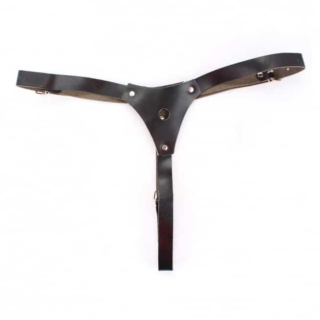 Quần Strapon BDSM Arsenal Shtyrok Đen Da Thật S/L Siêu Cứng Hấp Dẫn 
