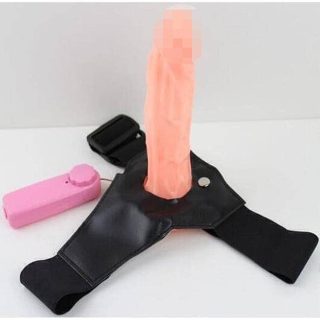 4sexdream Strapon Rung Mini Âm Đạo PVC Thực Tế Điều Khiển 