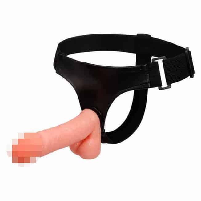 Strap-on Baile 17cm PVC Da Người Thật 
