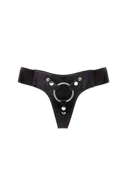 Dây Địu O-Ring Elastic Harness Shots Đen Strap-On 