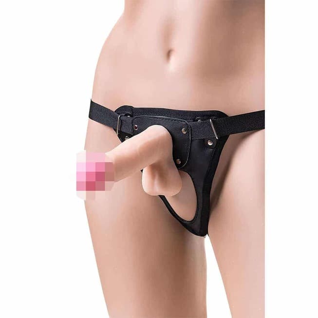 Strap-on RealStick Hunter TPR 14.5cm Da Thật Nứng Lồn 