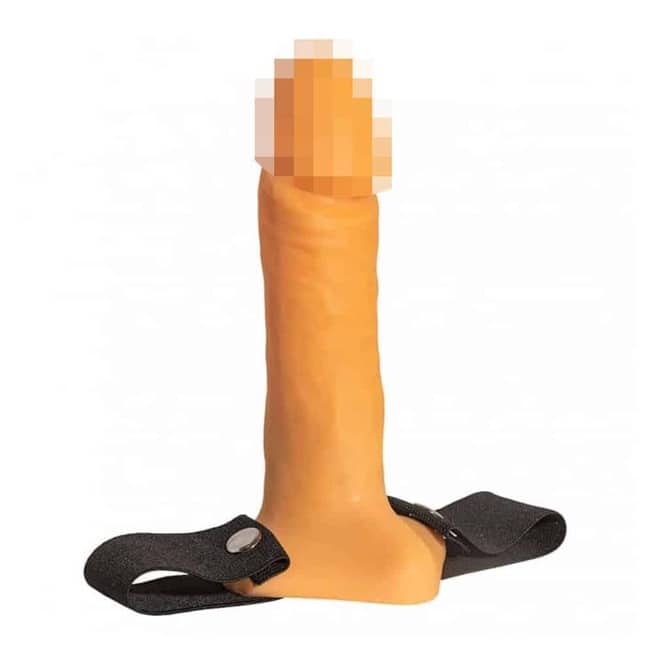 Strapon rỗng DjaGa-DjaGa 17.5cm da thịt 4cm 