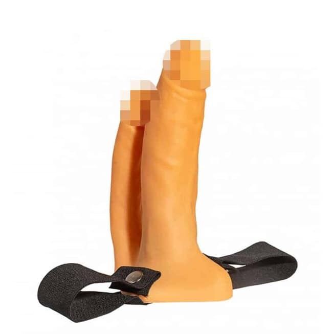 Jaga-Jaga Hollow Strap-on 17.1cm Kép Xuyên Thủng 