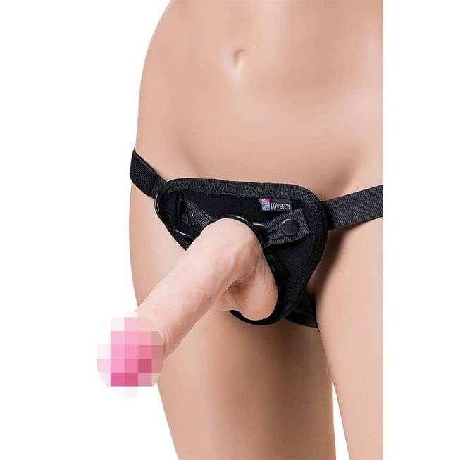 LoveToy Uni Strapon Rung 19cm Thân Màu 