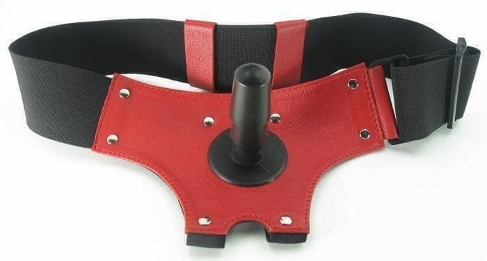 BDSM Arsenal Quần Lọt Khe Đỏ Đeo Strap-on Điều Chỉnh 