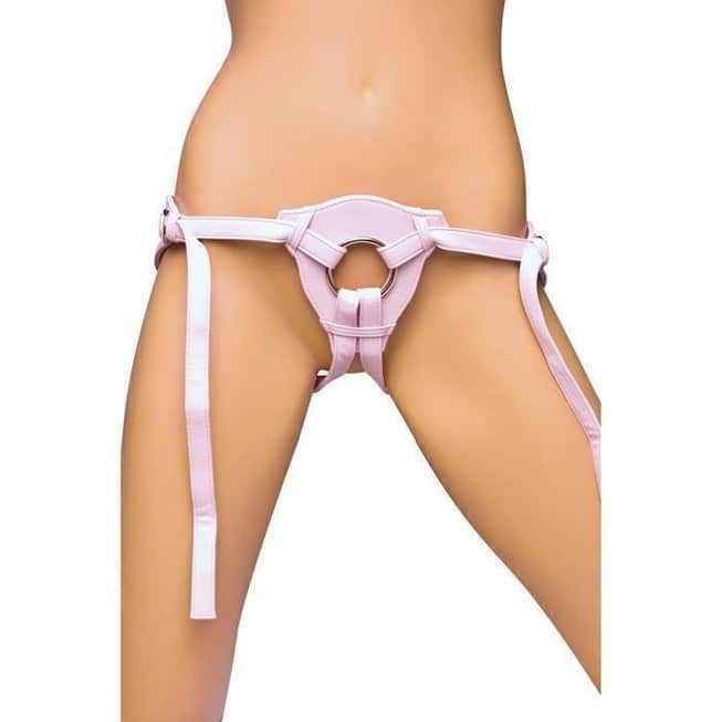 Lux Fetish Strapon Jockstrap Da Hồng Mở Mông Thoải Mái