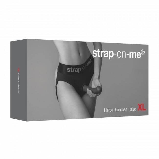 Strap-on-me Heroine XL Đen Harness Thoải Mái Mạnh