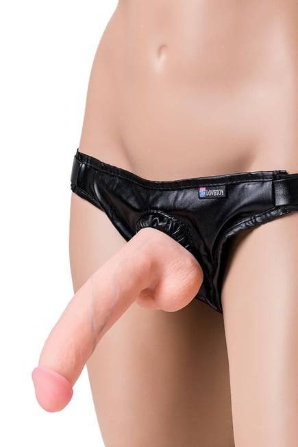 Strap On LoveToy Cuba 2 Nắp 20.5cm Thực Tế Mãnh Liệt