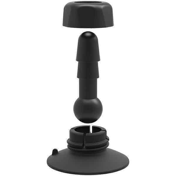 Vac-U-Lock Deluxe Hút 360° Đen Cố Định Siêu Linh Hoạt