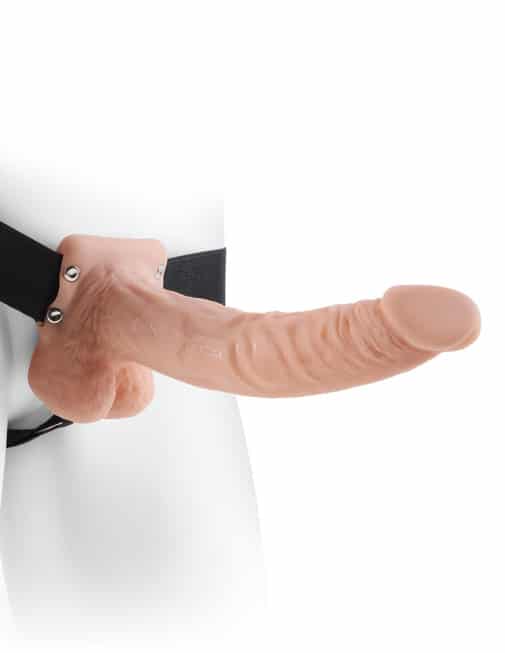 Strapon Rỗng Pipedream Bi Phóng Khoáng Khoái Lạc Đôi