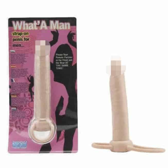 Seven Creations What A Man Đầu Đâm Đôi TPR 14cm Thực Tế