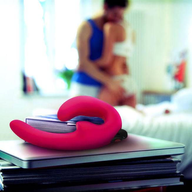 Fun Factory ShareVibe strapon hồng silicone rung chia sẻ