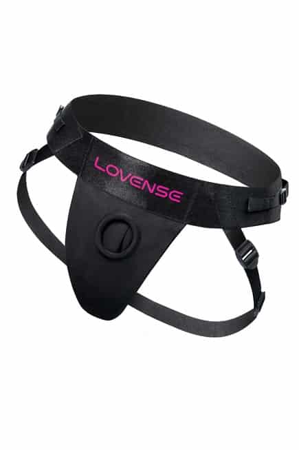 Quần lót strapon Lovense Harness đen đa năng unisex