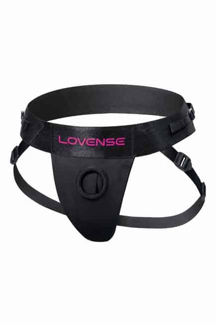 Quần lót strapon Lovense Harness đen đa năng unisex