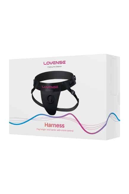 Quần lót strapon Lovense Harness đen đa năng unisex