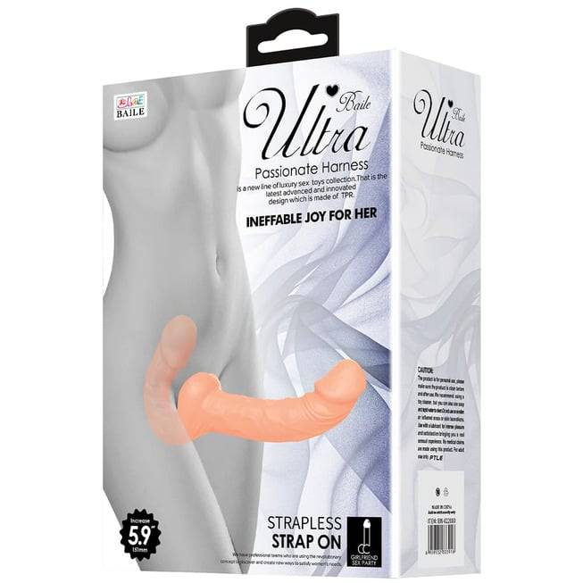 Baile Strapon đùi thịt 25cm không dây