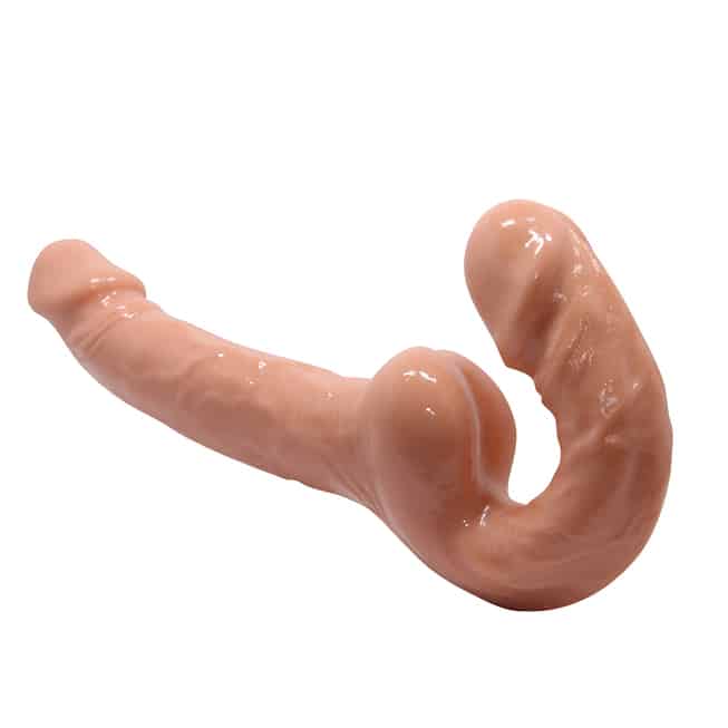 Baile Strapon đùi thịt 25cm không dây
