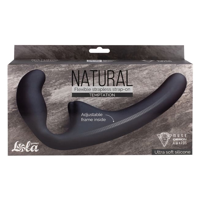 Lola Natural Temptation - Strapon Không Dây Đen