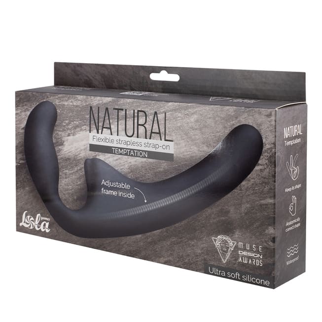 Lola Natural Temptation - Strapon Không Dây Đen