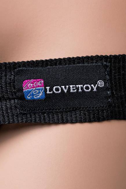 Strap-on LoveToy Harness 17cm Nude Siêu Thực