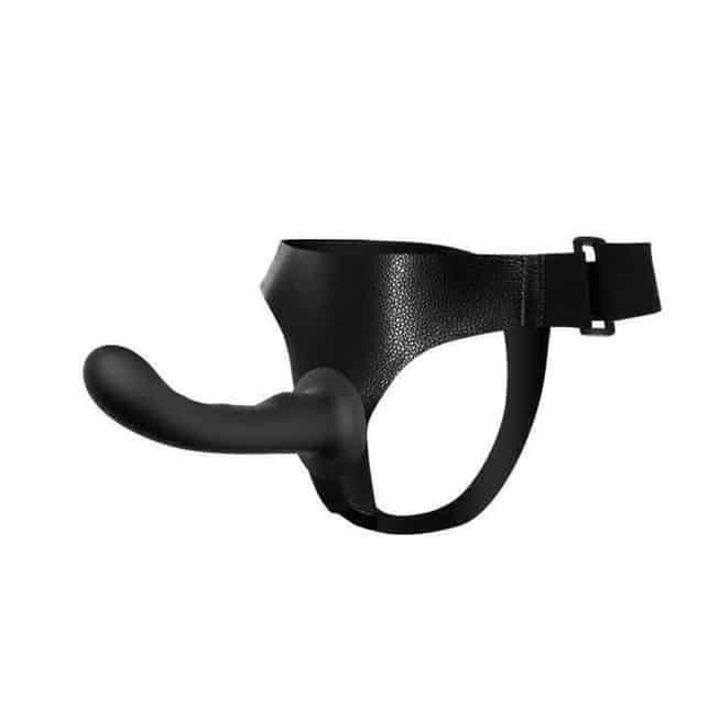 Baile Ultra Harness Strapon Đen Cong Gợi Cảm