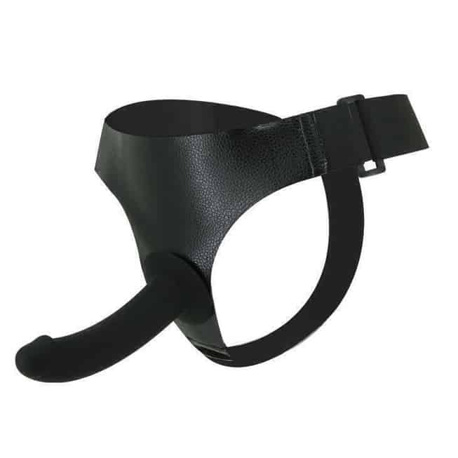 Baile Ultra Harness - Strapon Siêu Mềm Đen 15cm Nữ Thống Trị