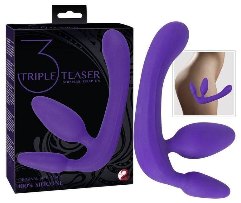 Strap-on Orion Triple Teaser tím đa năng cực khoái