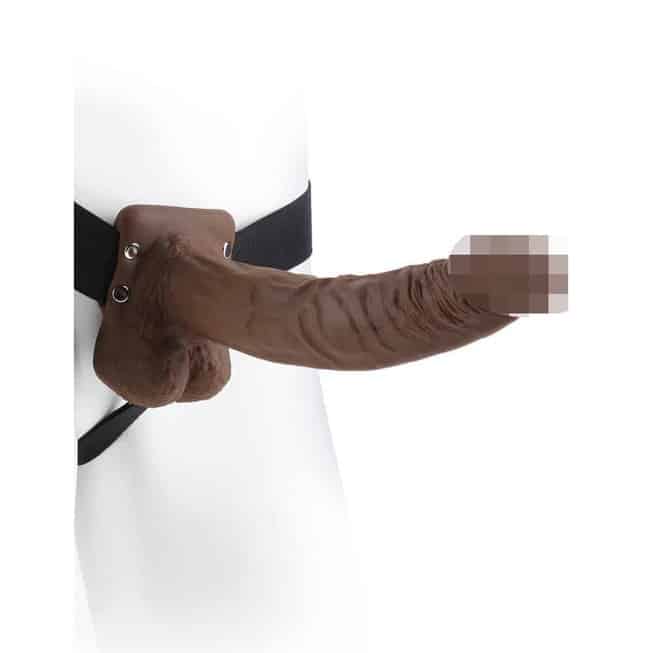 PipeDream Hollow Strap-on 24cm Nâu Rỗng Nam Dùng
